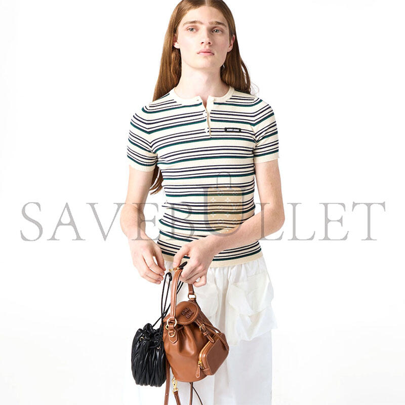 MIU MIU LEATHER MINI-BACKPACK 5BZ045 (17*14*8cm) MIU MIU LEATHER MINI-BACKPACK 5BZ045 (17*14*8cm)